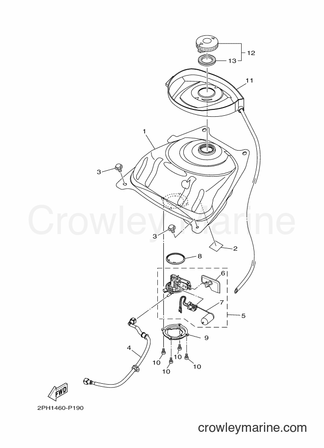 2015 Scooter LNS125 - LNS125 (2PH1) [010] - FUEL TANK