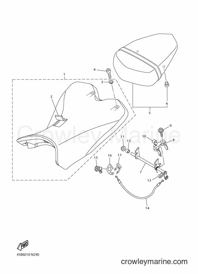 Yamaha Motors YZF-R1 (45B5) [010] - SEAT