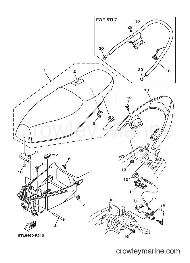 2007 Scooter AL115C - AL115C (5TL6) [010] - SEAT