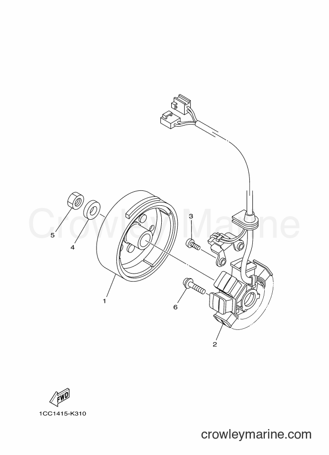 Yamaha Motors XC100E (1RS1) [010] - GENERATOR