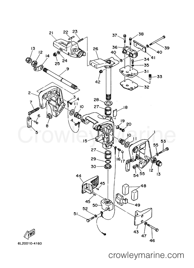 Yamaha Motors 20D (6L31) [150] - BRACKET 1