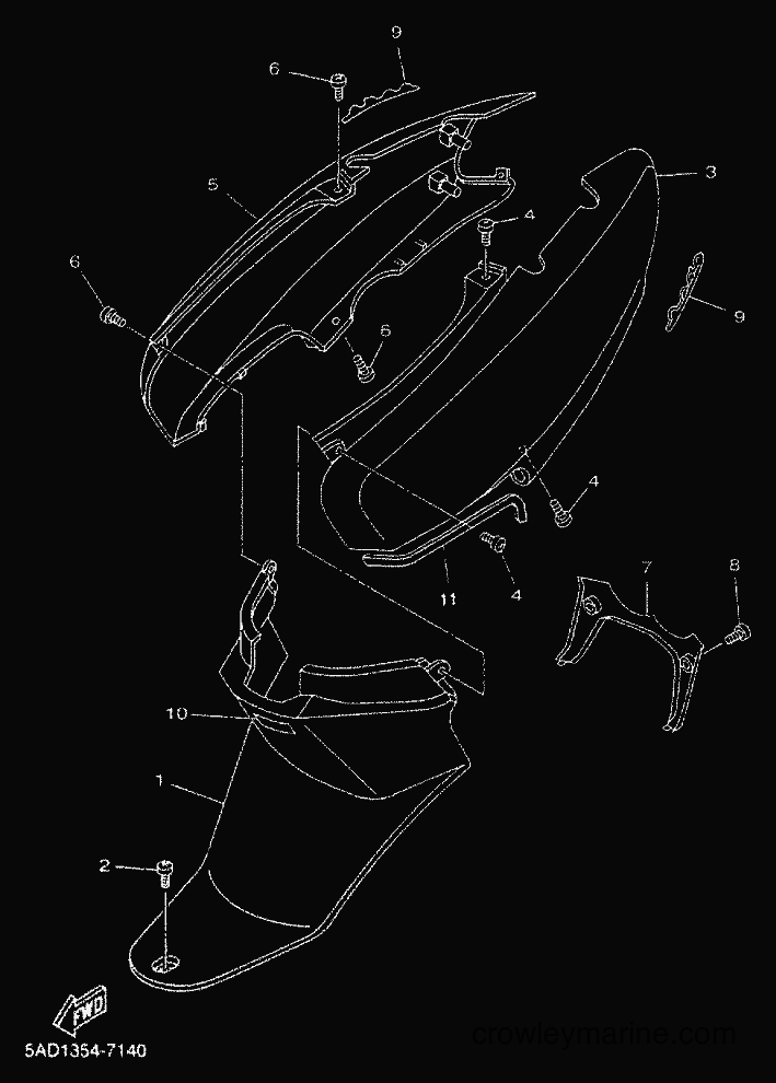 Yamaha Motors YN50 (5ADW) [010] - SIDE COVER