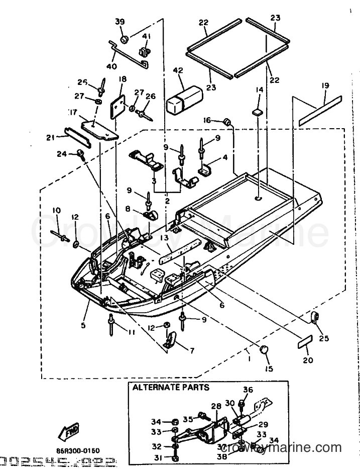 1990 Snowmobile VK540P - VK540P (85R2) [999] - FRAME