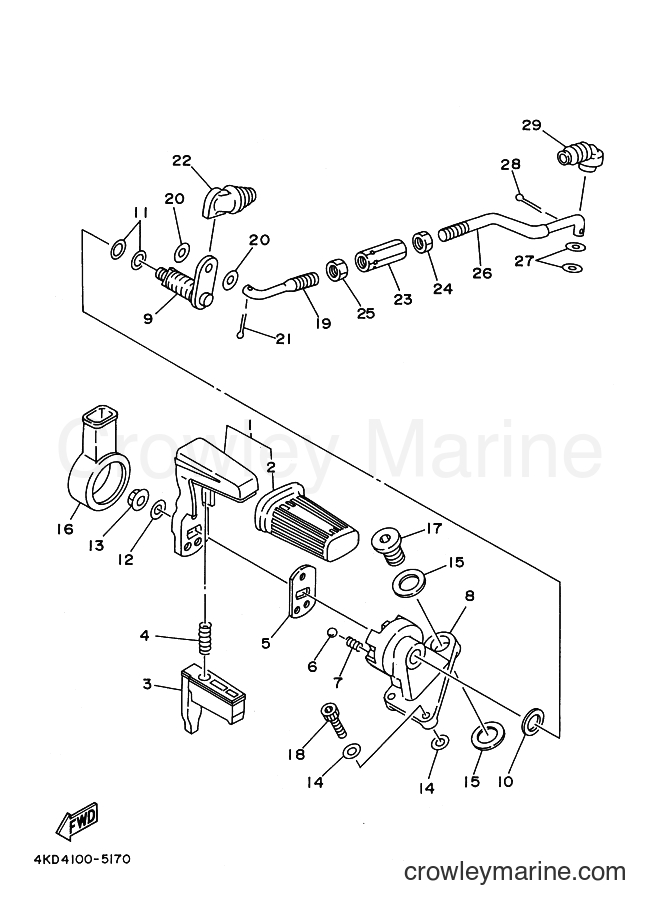 1997 ATV YFB250FW - YFB250FW (4KDC) [010] - DRIVE SELECTOR