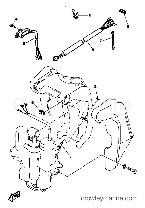 Yamaha Motors 70ETLD - POWER TRIM SENDER