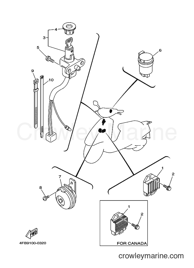 Yamaha Motors CY50 (3SAB) [010] - ELECTRICAL 1
