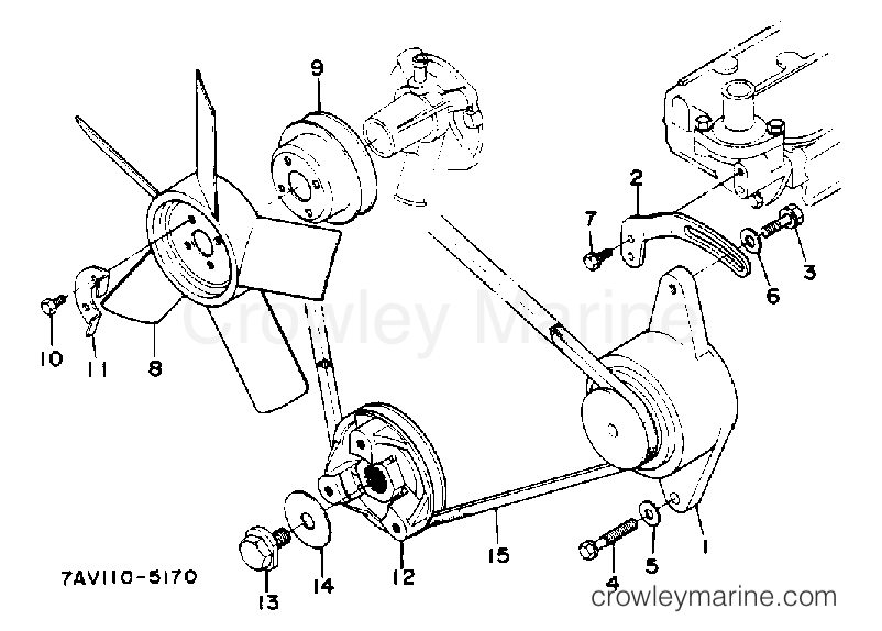 Yamaha Motors EDL5500DVES - FAN DYNAMO