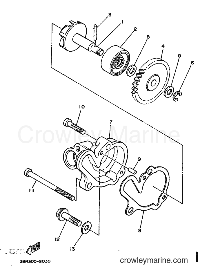 Yamaha Motors DT125R (3PY2) [999] - WATER PUMP