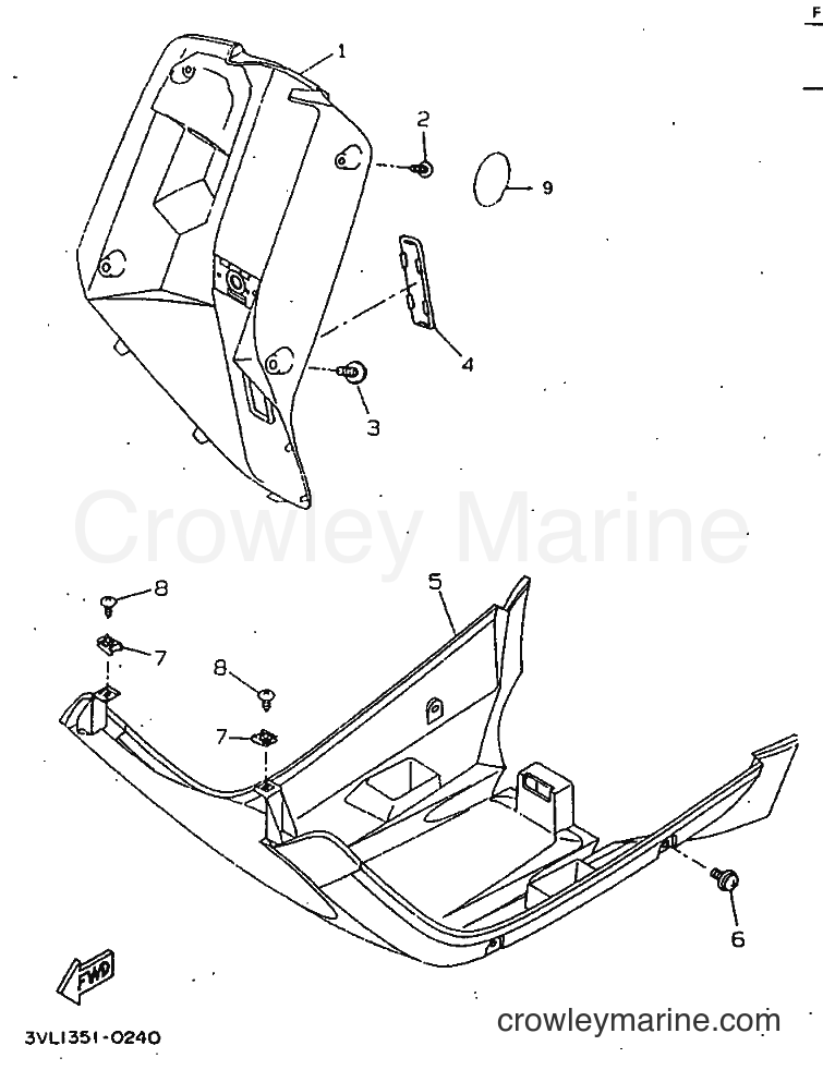 1998 Scooter CW50 - CW50 (4VVH) [010] - LEG SHIELD