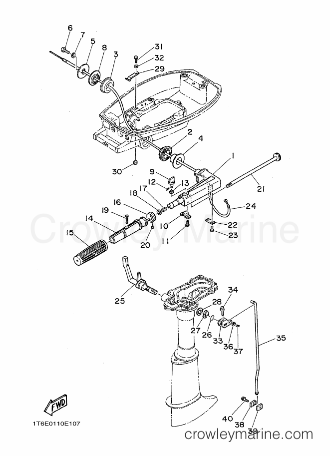 Yamaha Motors 4AC (6E00) [020] - CONTROL