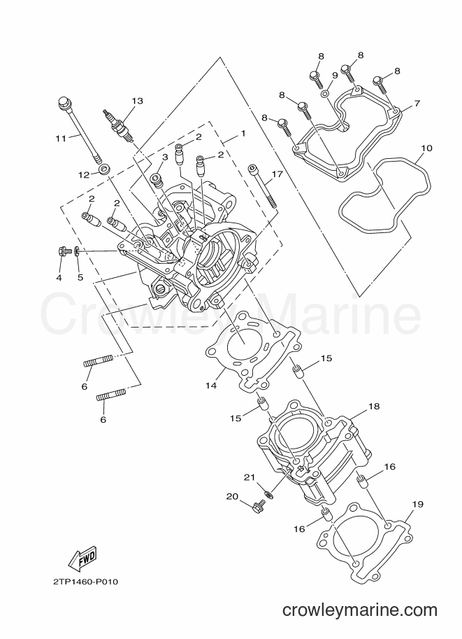 2017 Street Bike VXN150 - VXN150 (BK82) [010] - CYLINDER HEAD