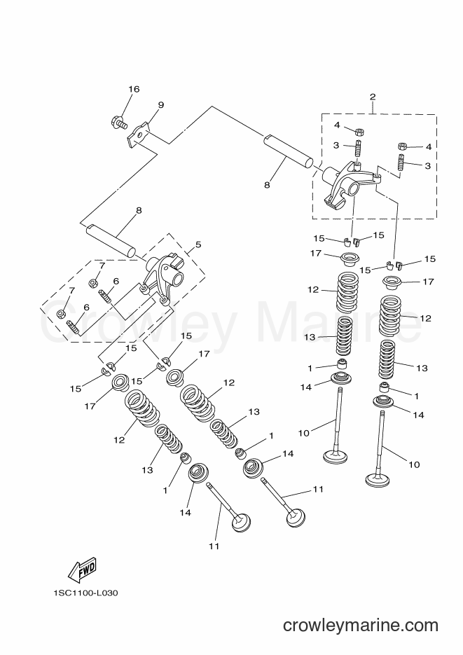 2013 ATV YFM300 - YFM300 (1SC7) [010] - VALVE