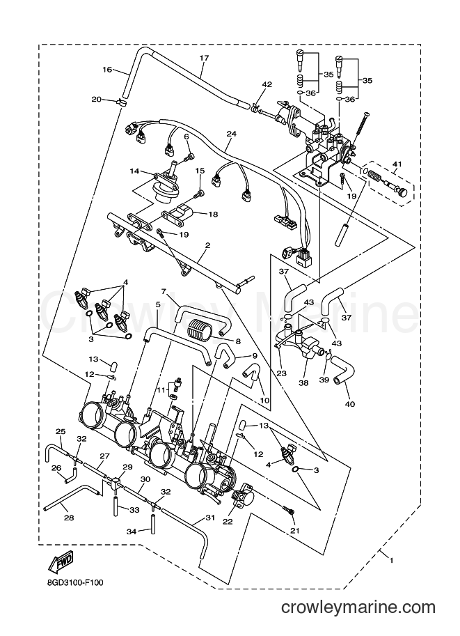 Yamaha Motors RX10ST (8FT5) [020] - INTAKE 2