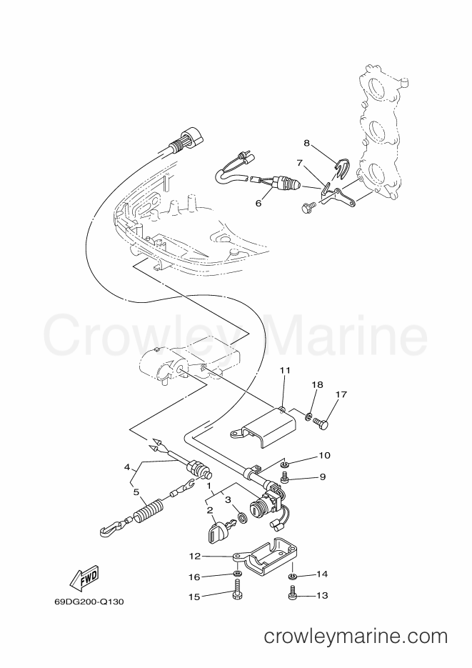 Yamaha Motors E60HMHD (69DG) [020] - ELECTRICAL 4