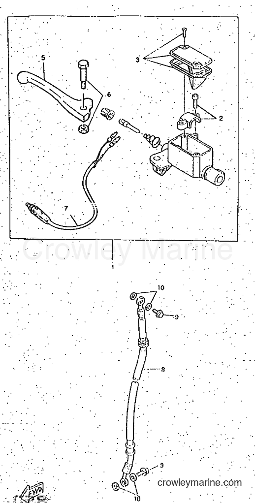 1997 Scooter CW50RS - CW50RS (4TDA) [999] - FRONT MASTER CYLINDER