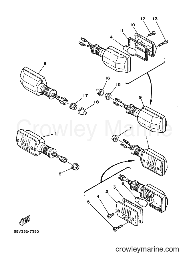 1988 Dirt Bike XT350 - XT350 (55V0) [080] - FLASHER LIGHT