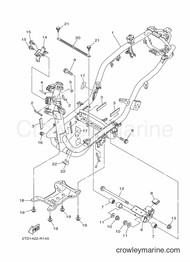 2017 Street Bike LTS125 - LTS125 (2TD3) [010] - FRAME