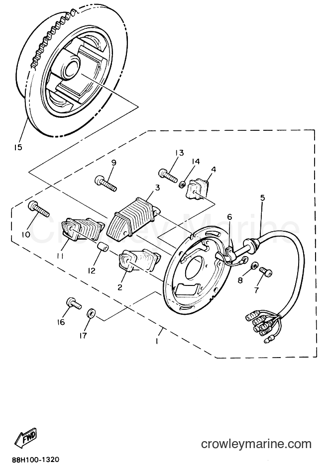 Yamaha Motors VT480GT (8AP1) [020] - GENERATOR