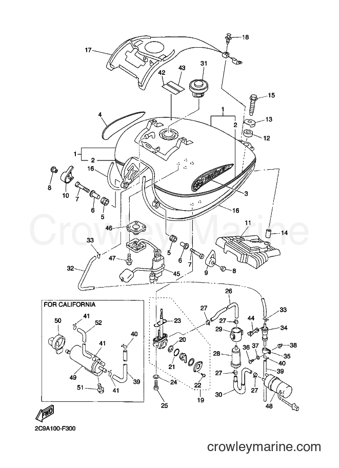 2008 Cruiser XVZ13TF - XVZ13TF (2C9J) [010] - FUEL TANK