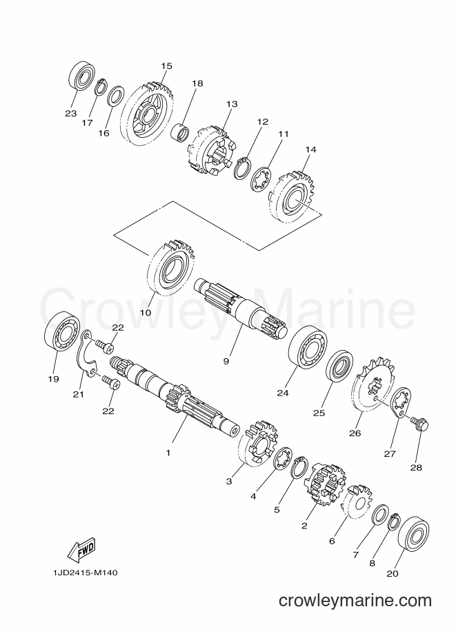 2016 Scooter T115C-5 - T115C-5 (BP41) [010] - TRANSMISSION