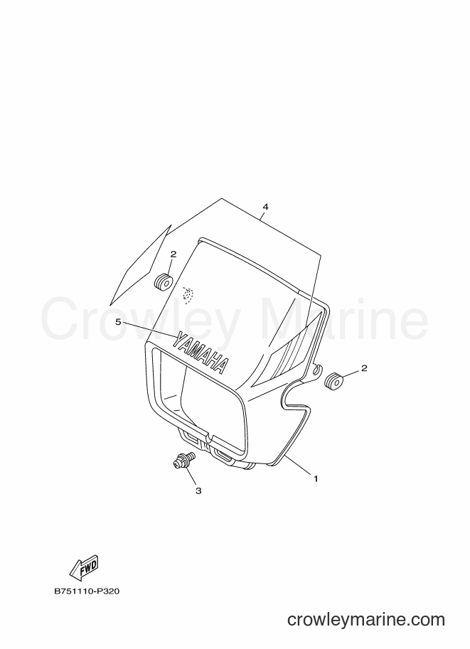 2017 Dirt Bike TW200E - TW200E (B759) [010] - COWLING 1