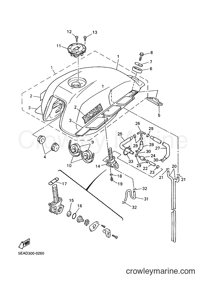 Yamaha Motors XJR1300SP (5EAD) [020] - FUEL TANK