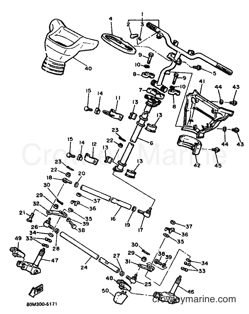 1996 Snowmobile ET340PK - ET340PK (81V) [999] - STEERING