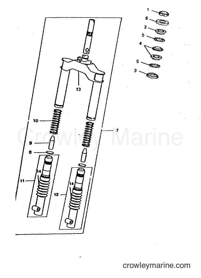Yamaha Motors CW50 (4RW2) [020] - FRONT FORK