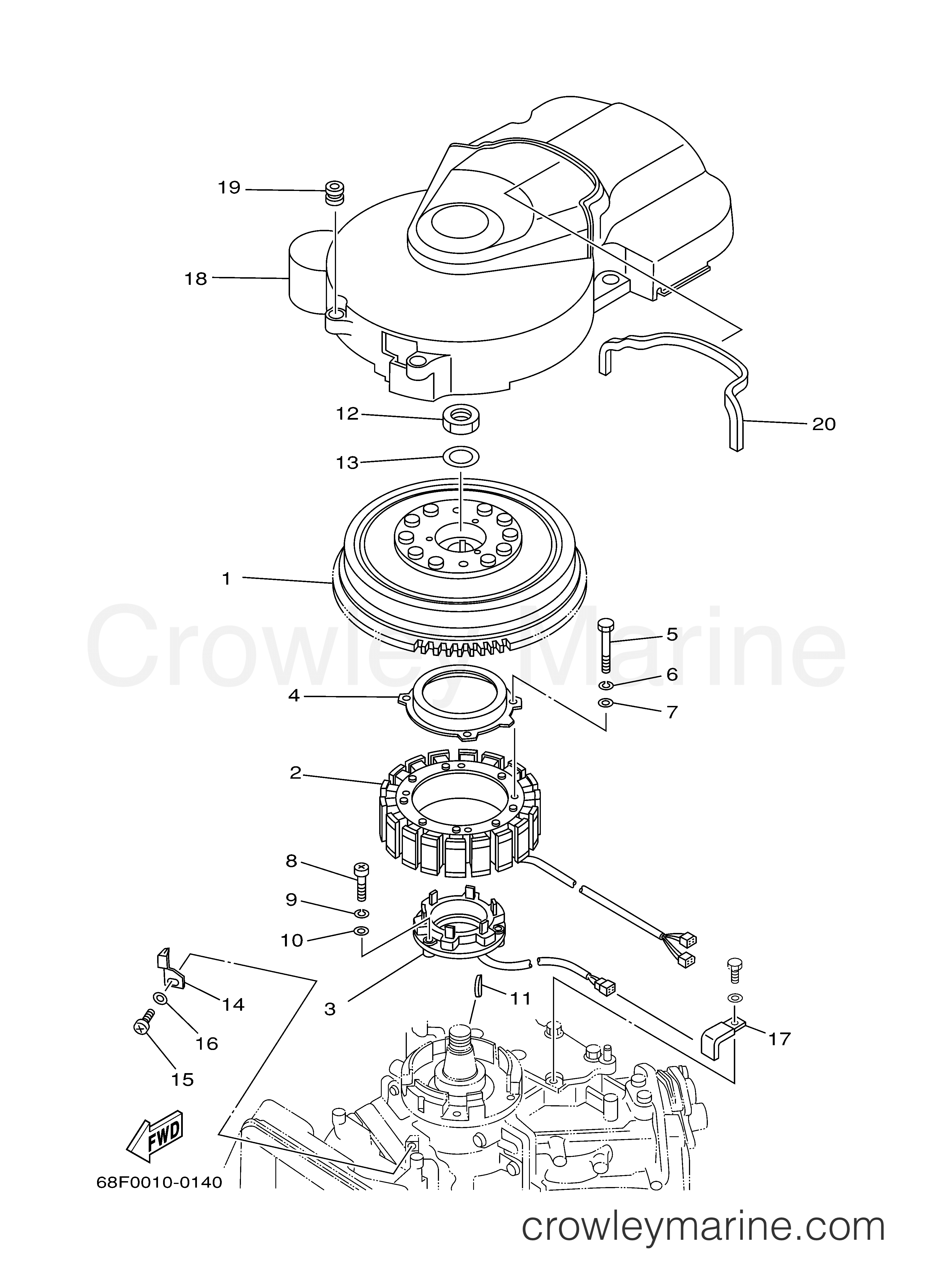 Yamaha Motors LZ200TXRZ - GENERATOR