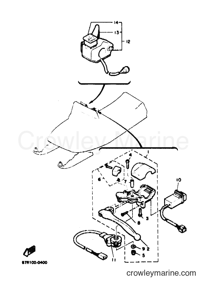 1991 Snowmobile VK540E - VK540E (88N1) [020] - ELECTRICAL 2