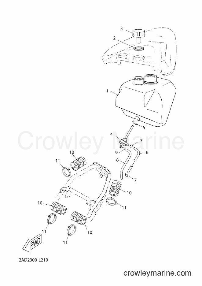 2012 Scooter CS50 - CS50 (2AD6) [010] - FUEL TANK