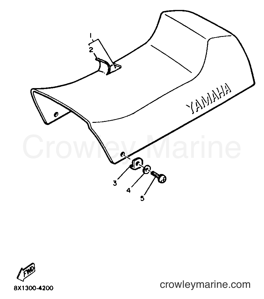 1990 Snowmobile ET400 - ET400 (85U2) [020] - SEAT