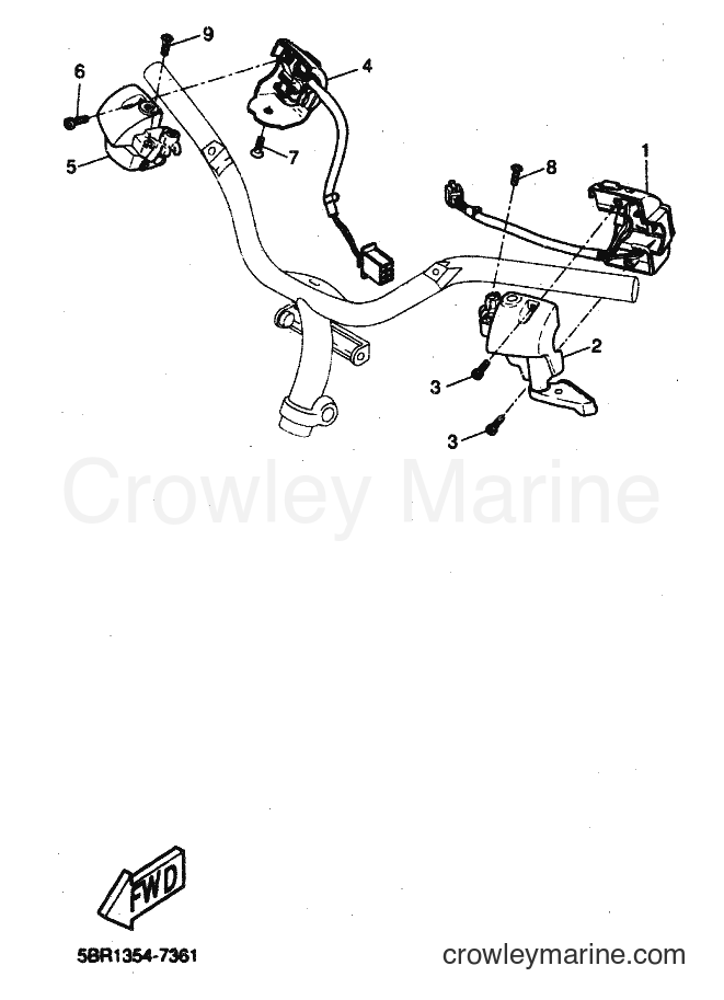 2000 Scooter YQ50L - YQ50L (5KH8) [010] - HANDLE SWITCH & LEVER