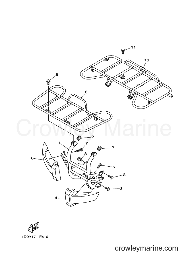 2007 ATV YFM450FWAN - YFM450FWAN (1D9Y) [010] - GUARD