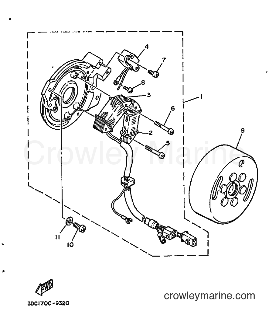 1990 Dirt Bike TT350 - TT350 (3GJ2) [010] - GENERATOR