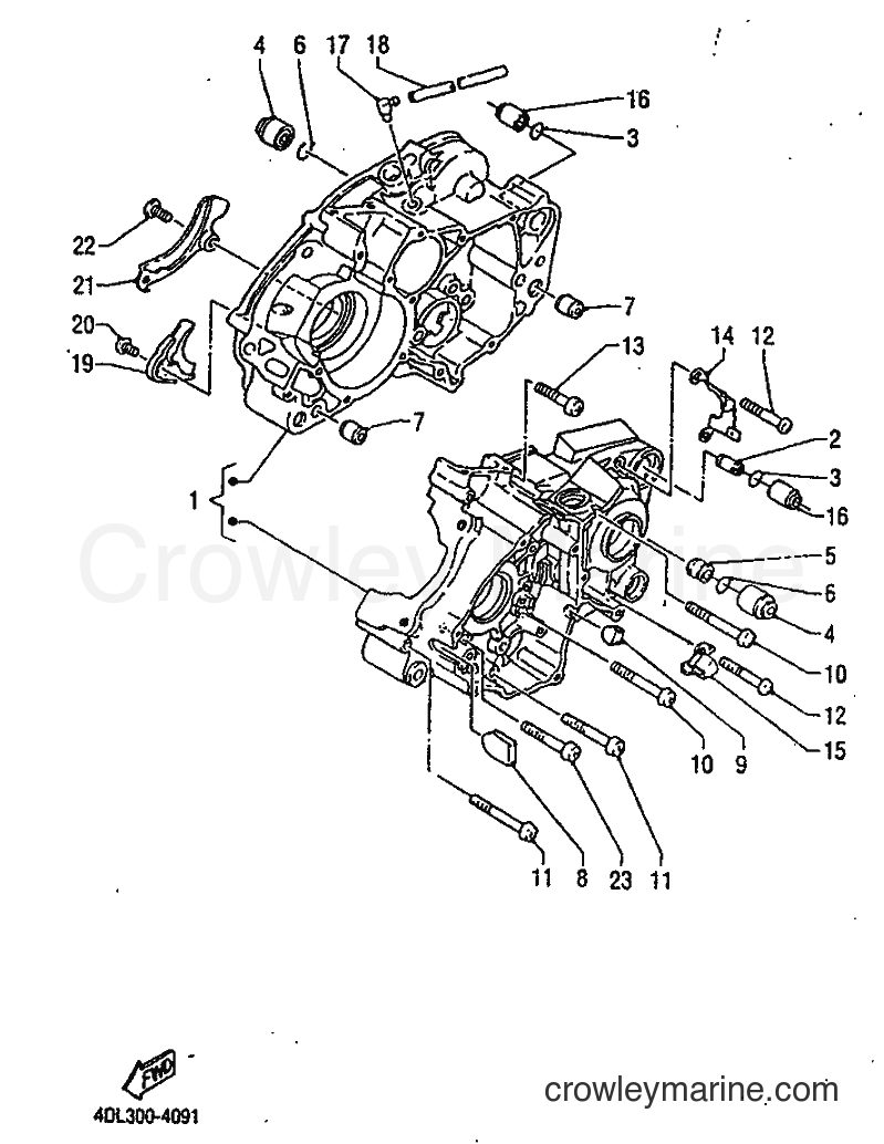 Yamaha Motors TZR125 (4DL3) [999] - CRANKCASE