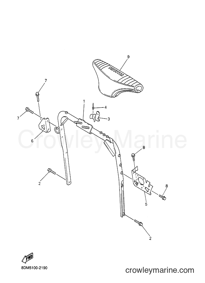 Yamaha Motors VT600 (8EB5) [030] - STEERING GATE