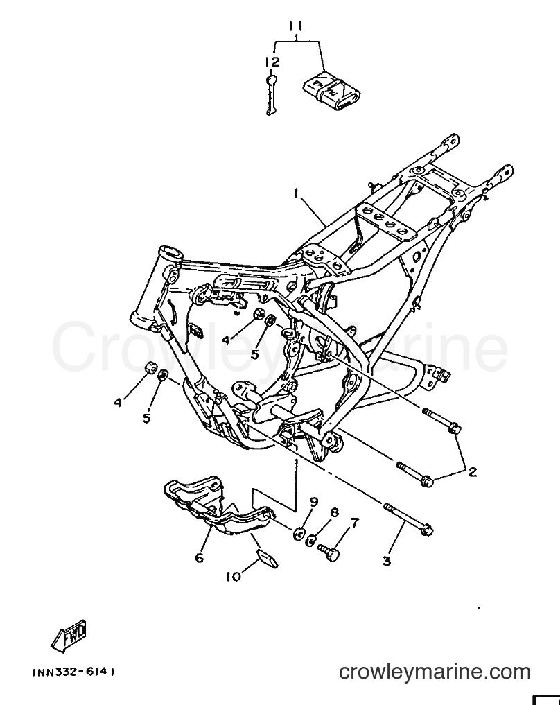 1987 Scooter DT50M - DT50M (2UM) [999] - FRAME