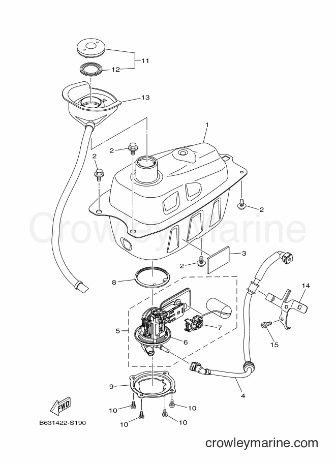 Yamaha Motors GDR155 (B631) [010] - FUEL TANK
