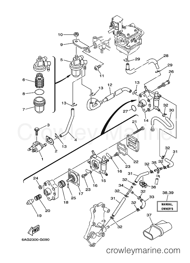 Yamaha Motors F13.5BEPS (6AF3) [050] - FUEL