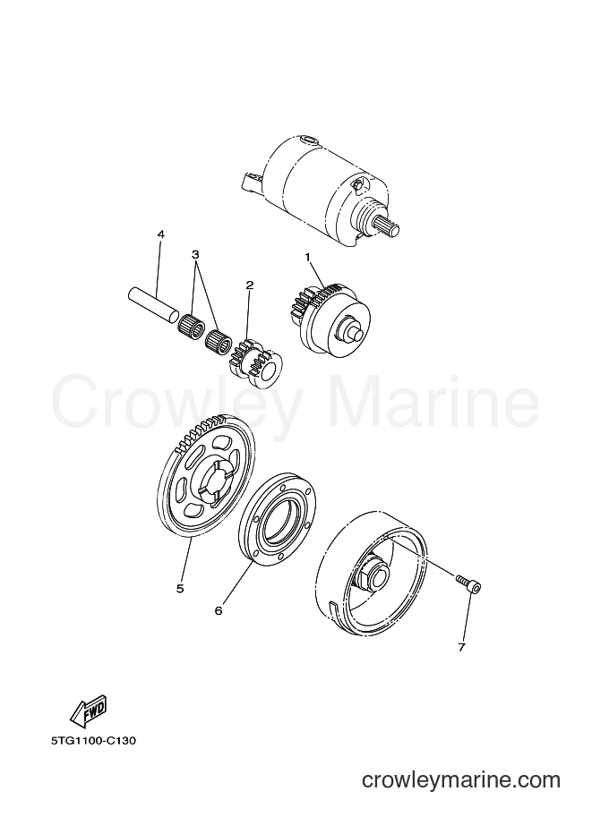 Yamaha Motors YFZ450 (1PD2) [010] - STARTER