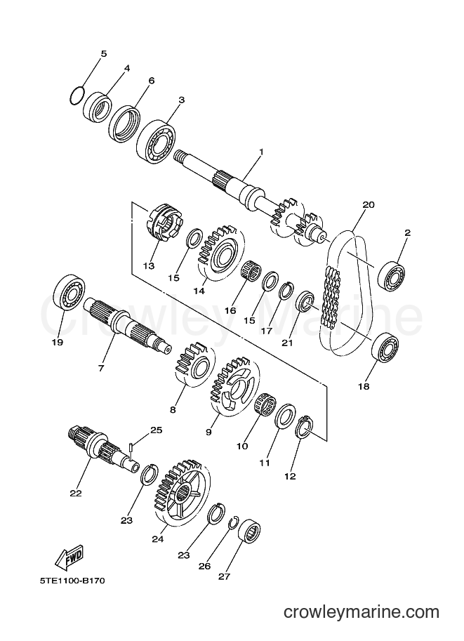 2003 ATV YFM400FWAN - YFM400FWAN (5TE2) [010] - TRANSMISSION