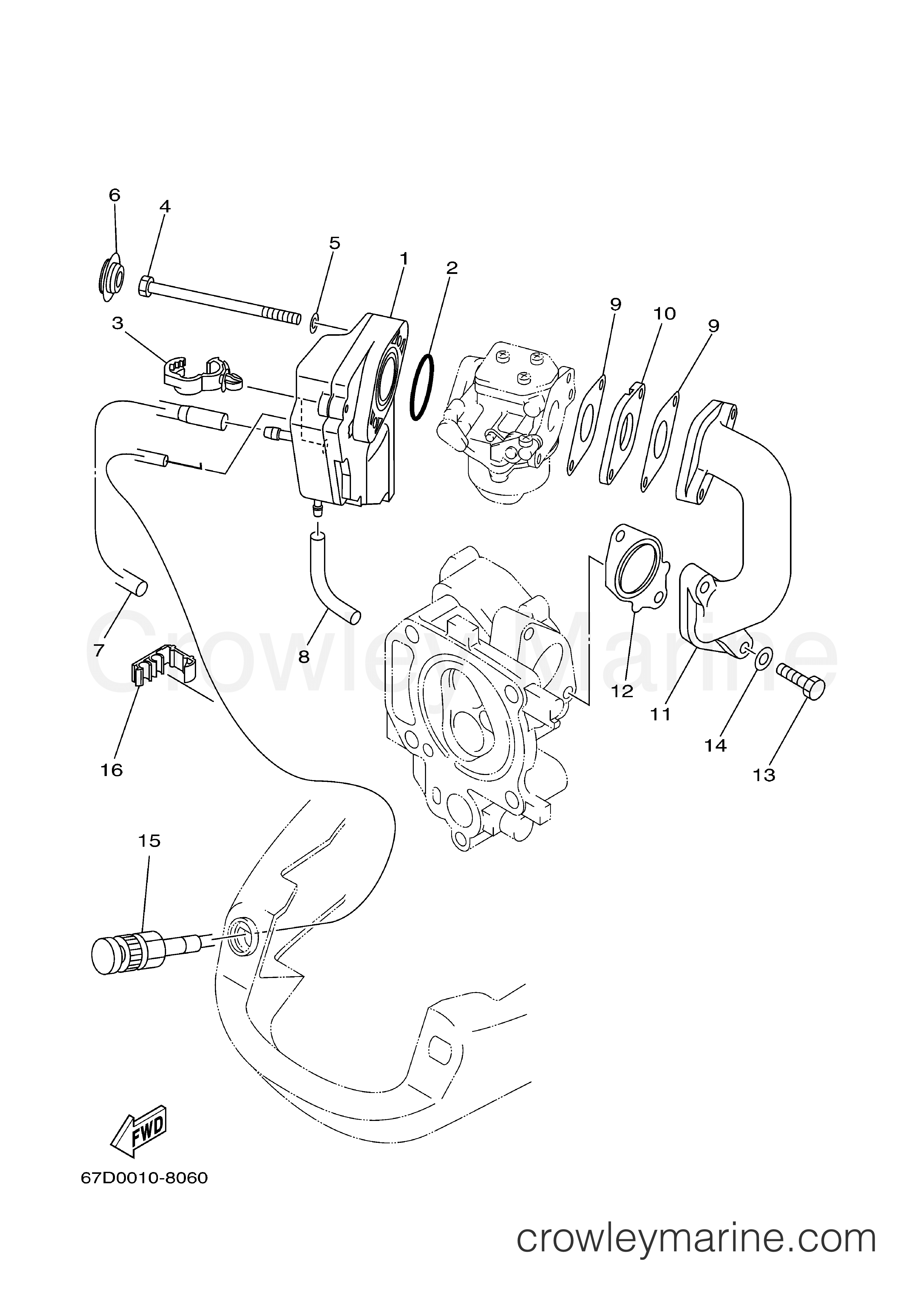 Yamaha Motors F4MSHY - INTAKE