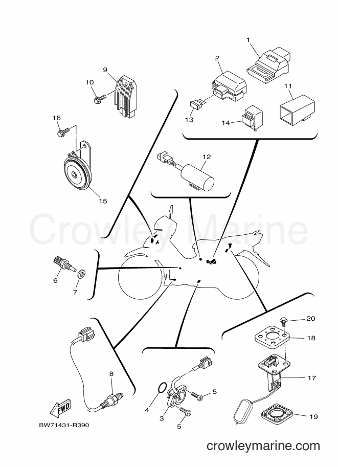 Yamaha Motors T115FS-5 (BW72) [010] - ELECTRICAL 2