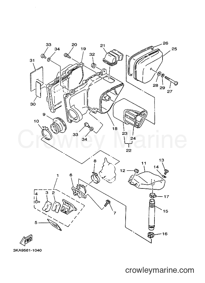 2002 Street Bike RX-K - RX-K (3KAA) [010] - INTAKE