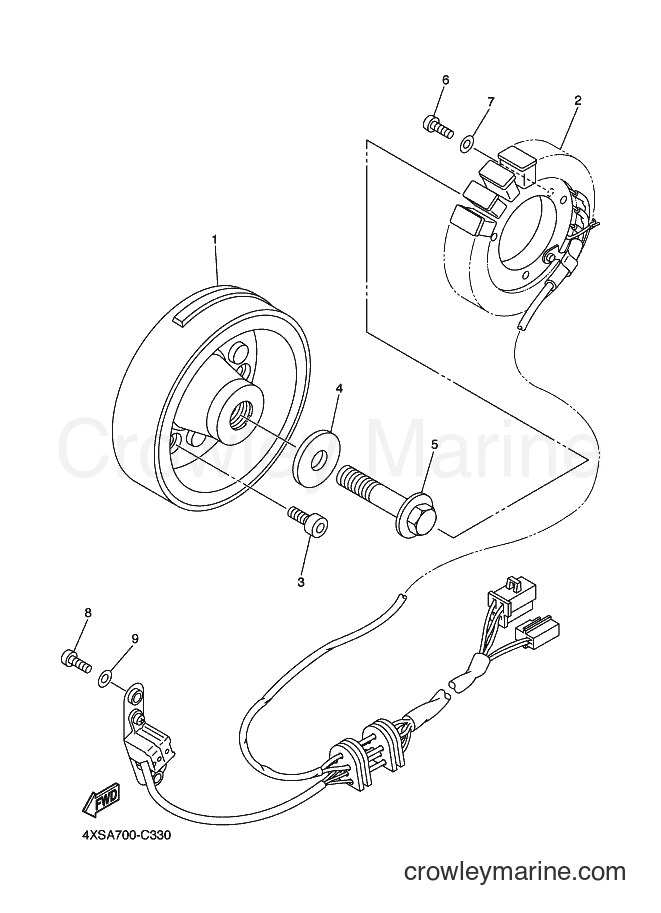 Yamaha Motors XVS650 (3B6T) [010] - GENERATOR