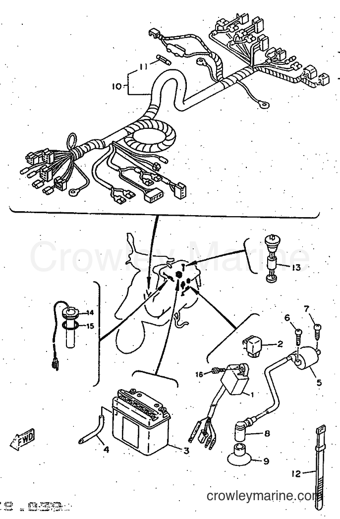 1997 Scooter CW50RSX - CW50RSX (5CD1) [999] - ELECTRICAL 2