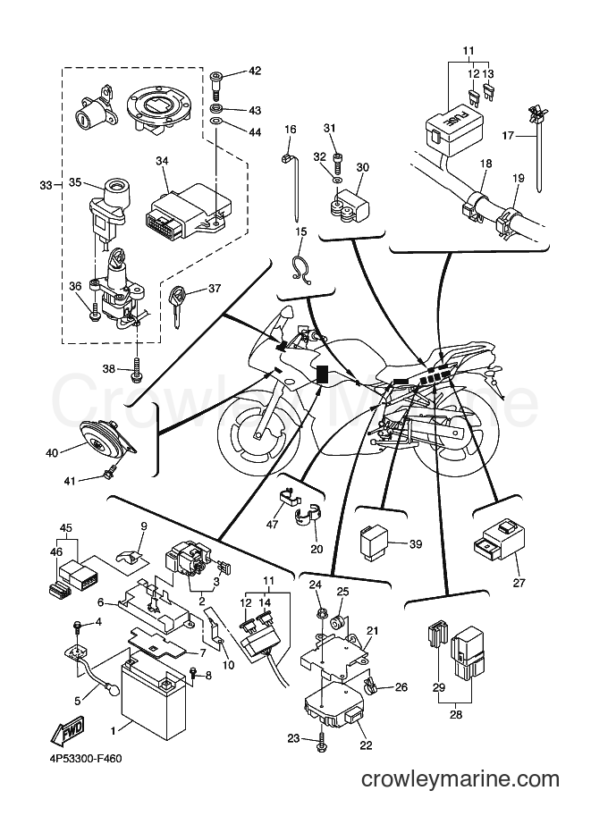 2007 Street Bike FZ6-SAHG - FZ6-SAHG (5S21) [030] - ELECTRICAL 2