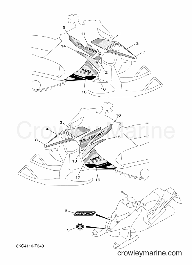 2018 Snowmobile SRS10MS53 - SRS10MS53 (8MR1) [010] - GRAPHIC & EMBLEM 2