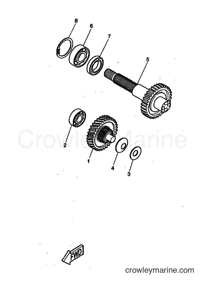 1999 Scooter CW50 - CW50 (4VVR) [010] - TRANSMISSION